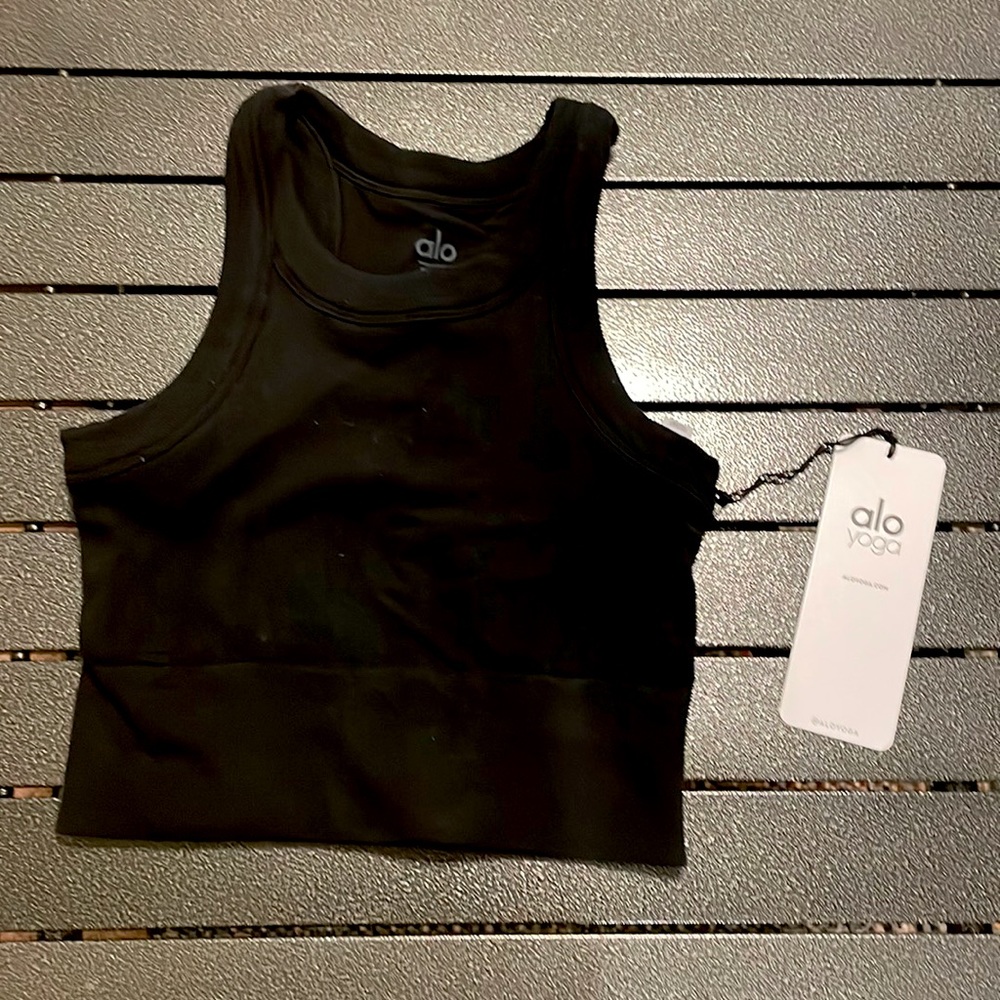 Alo Yoga Size Small Seamless Delight High Neck Bra/Top
